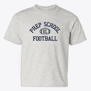 Prep School 3 Rich Classic Football Youth T-shirt