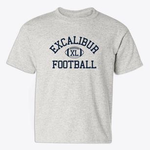 Excalibur Charter School Classic Football Youth T-shirt