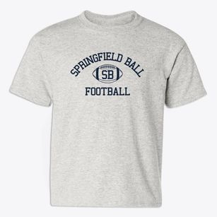 Springfield Ball Charter School Classic Football Youth T-shirt