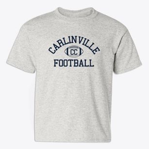 Carlinville High School Classic Football Youth T-shirt
