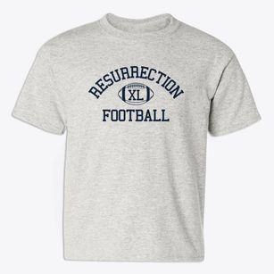 Resurrection School Classic Football Youth T-shirt