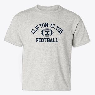 Clifton-clyde High School Classic Football Youth T-shirt