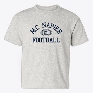 M.c. Napier High School Classic Football Youth T-shirt