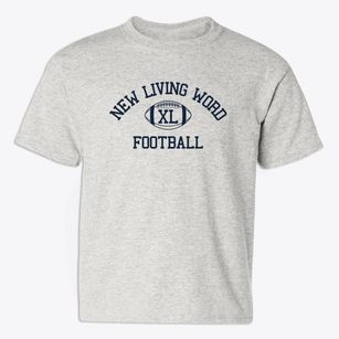 New Living Word School Classic Football Youth T-shirt