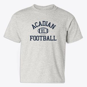 Acadian 6th Grade Center Classic Football Youth T-shirt