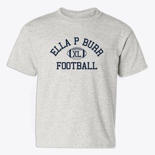 Ella P Burr School Classic Football Youth T-shirt