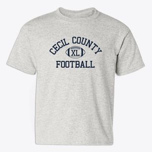 Cecil County School Of Technology Classic Football Youth T-shirt