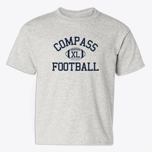 Compass School Classic Football Youth T-shirt