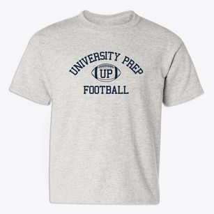 University Prep High School Classic Football Youth T-shirt