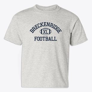Breckenridge High School Classic Football Youth T-shirt