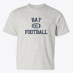 Bay High School Classic Football Youth T-shirt