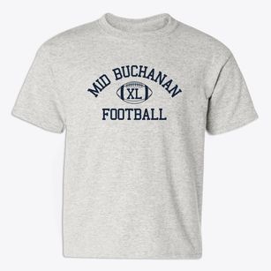 Mid Buchanan Rv School Classic Football Youth T-shirt