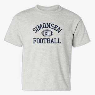 Simonsen 9th Grade Center Classic Football Youth T-shirt