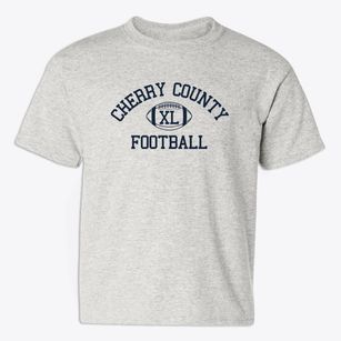 Cherry County District 5 School Classic Football Youth T-shirt