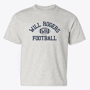 Will Rogers High School Classic Football Youth T-shirt