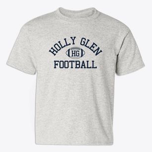 Holly Glen School Classic Football Youth T-shirt