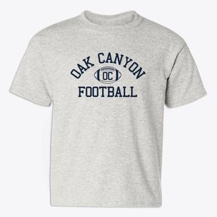 Oak Canyon School Classic Football Youth T-shirt