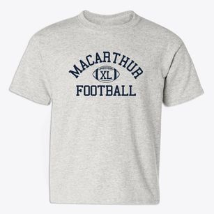 Douglas Macarthur High School Classic Football Youth T-shirt