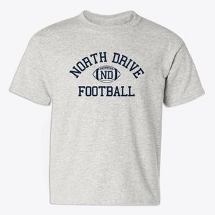 North Drive School Classic Football Youth T-shirt
