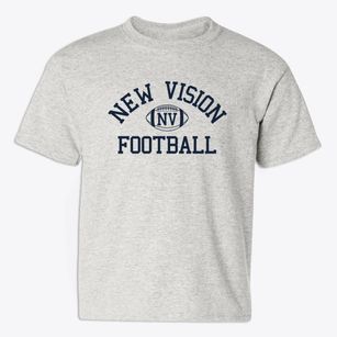 New Vision Intermediate School Classic Football Youth T-shirt