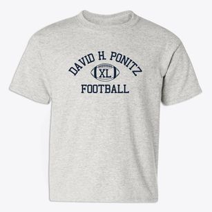 David H. Ponitz Career Tech Center Classic Football Youth T-shirt