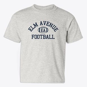 Elm Avenue Primary School Classic Football Youth T-shirt