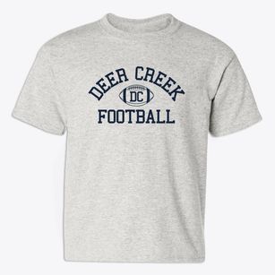 Deer Creek High School Classic Football Youth T-shirt