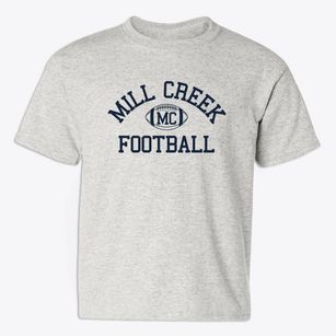 Mill Creek School Classic Football Youth T-shirt