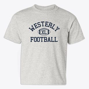 Westerly High School Classic Football Youth T-shirt