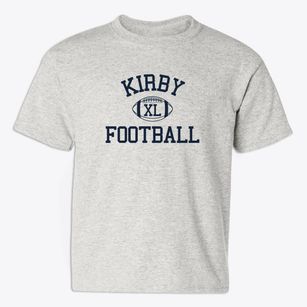Kirby High School Classic Football Youth T-shirt