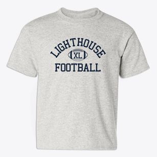 Lighthouse Christian School Classic Football Youth T-shirt