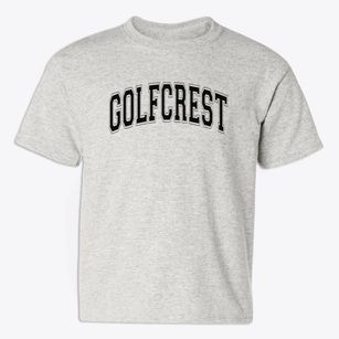 Golfcrest Elementary School Varsity Arch Youth T-shirt