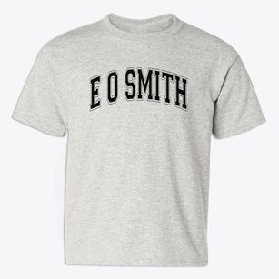 E O Smith Education Center Varsity Arch Youth T-shirt
