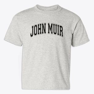 John Muir Elementary School Varsity Arch Youth T-shirt