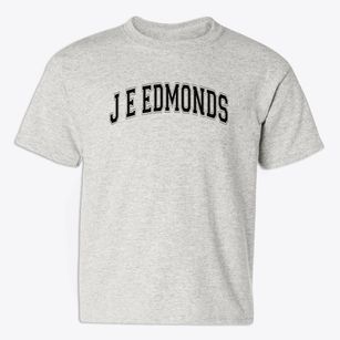 J E Edmonds Elementary School Varsity Arch Youth T-shirt
