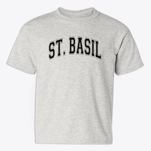 St Basil/visitation Parish Varsity Arch Youth T-shirt