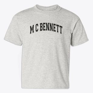 M C Bennett Holiness School Varsity Arch Youth T-shirt