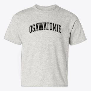 Osawatomie High School Varsity Arch Youth T-shirt