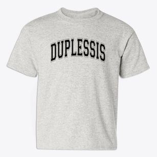 Duplessis Primary School Varsity Arch Youth T-shirt