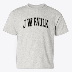 J W Faulk Elementary School Varsity Arch Youth T-shirt