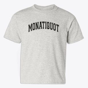 Monatiquot Elementary School Varsity Arch Youth T-shirt