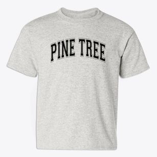 Pine Tree Elementary School Varsity Arch Youth T-shirt