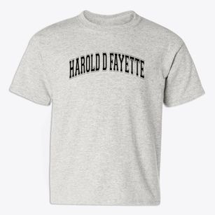 Harold D Fayette Elementary School Varsity Arch Youth T-shirt