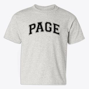 Page Private School Varsity Arch Youth T-shirt
