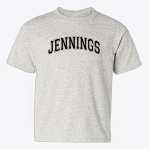 Jennings Community Learning Center Varsity Arch Youth T-shirt