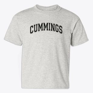 Cummings Elementary School Varsity Arch Youth T-shirt