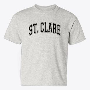 St Clare Parish Varsity Arch Youth T-shirt