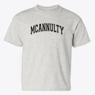 Mcannulty Elementary School Varsity Arch Youth T-shirt