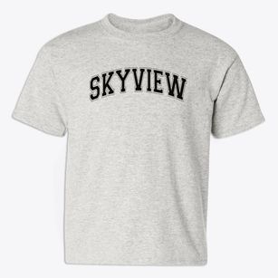 Skyview Elementary School Varsity Arch Youth T-shirt