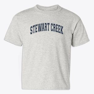 Stewart Creek Elementary School Varsity Arch Youth T-shirt